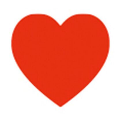 Showtec Handheld confetti cannon Pro 80cm, Red Hearts