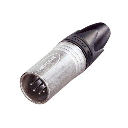 Neutrik XLR 5p. Connector Male Silver contacts, Nickel housing